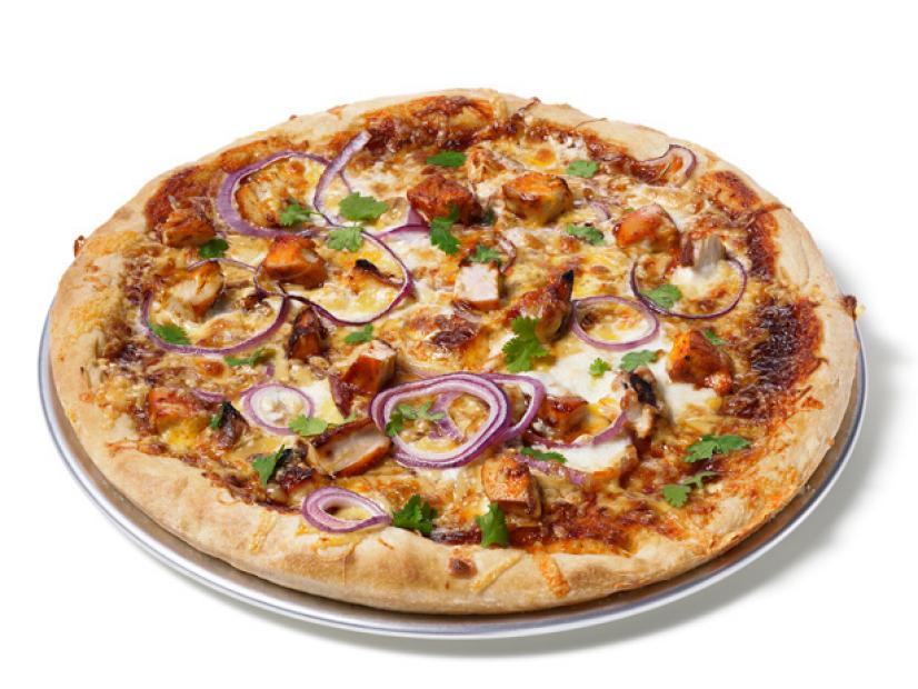 BBQ chicken pizza