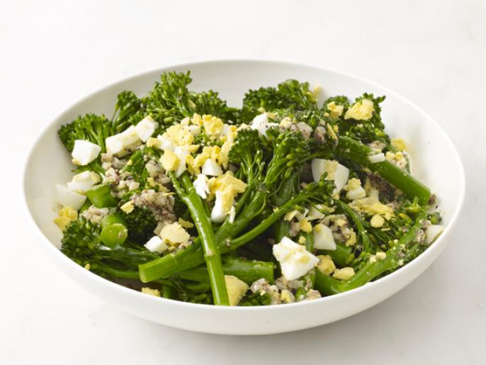 Broccolini With HardBoiled Egg Recipe Food Network Kitchen Food