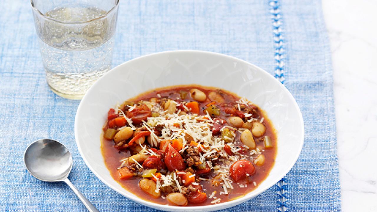 Cannellini-Beefy Minestrone