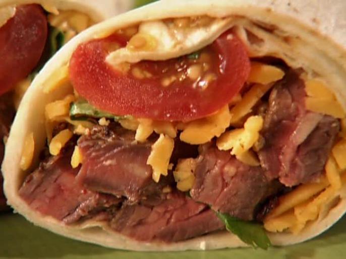 Marinated Skirt Steak Burritos Recipe Alex Guarnaschelli Food Network