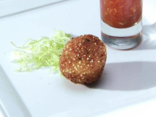 Risotto Milanese Crab Cakes