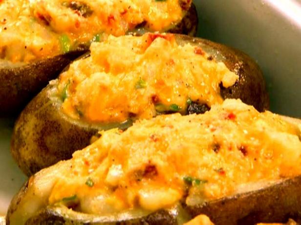 Twice Baked Potatoes Recipe | Aaron McCargo Jr. | Food Network