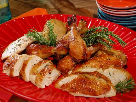 Tuscan Rosemary-Smoked Whole Chickens