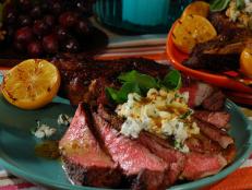 When it comes to the grill, Bobby Flay is a pretty tough act to beat. Adam decides to take some inspiration from the master and tries Bobby’s grilled rib eyes, then tops them off with his own spicy margarita recipe.