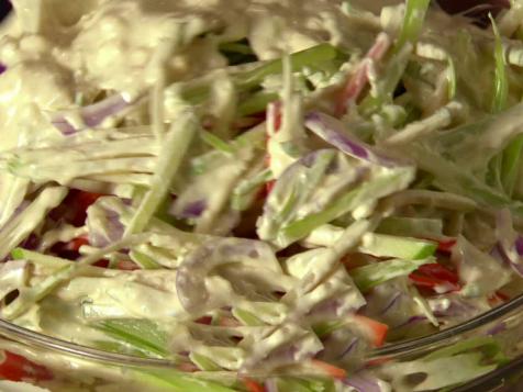 Broccoli Stem and Carrot Slaw