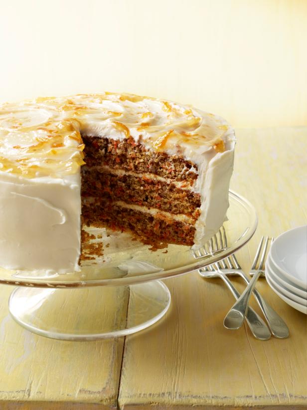 Triple-Layer Carrot Cake With Cream Cheese Frosting Recipe - Food.com