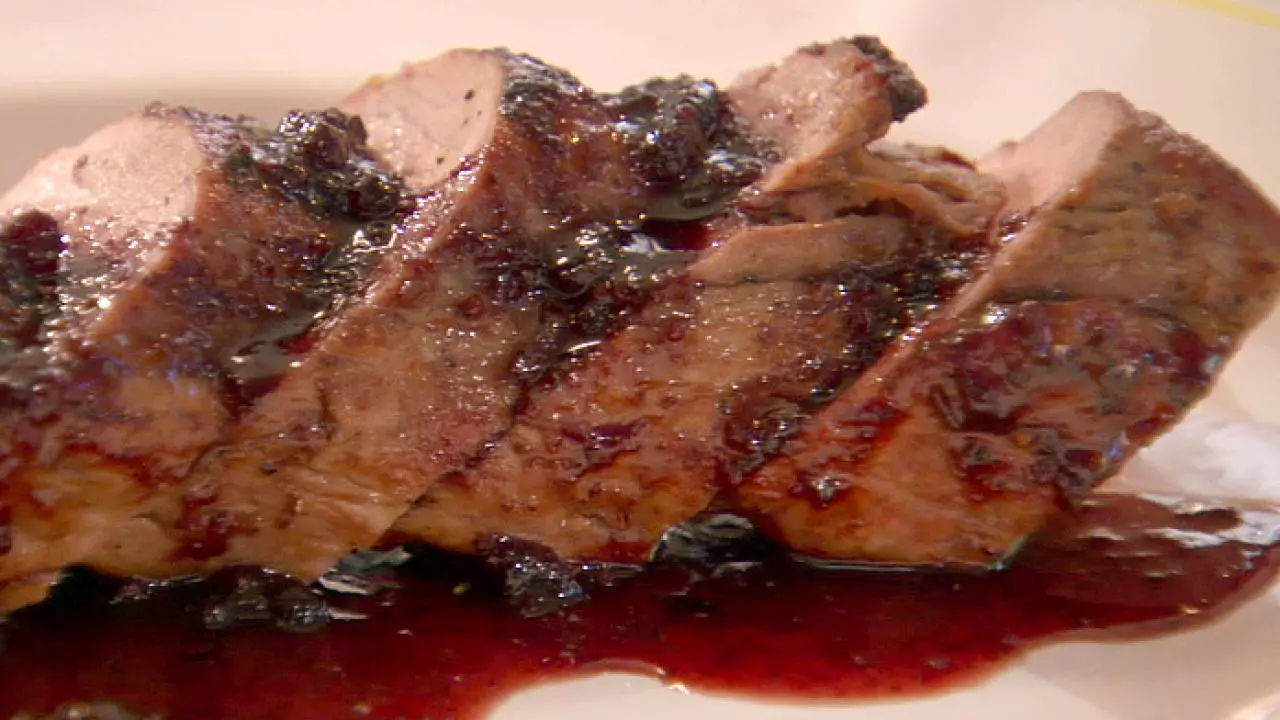 Blueberry Pork Tenderloin