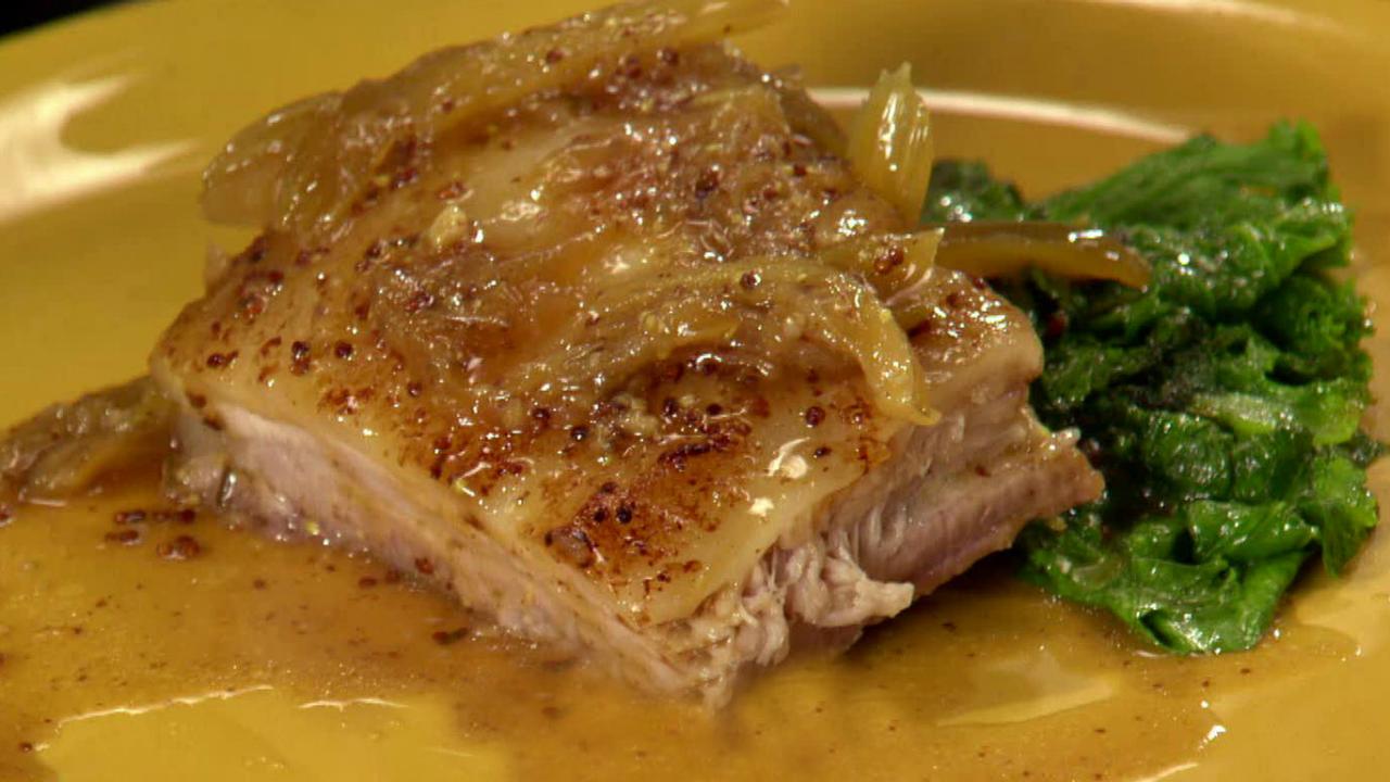 Mustard Braised Pork Belly