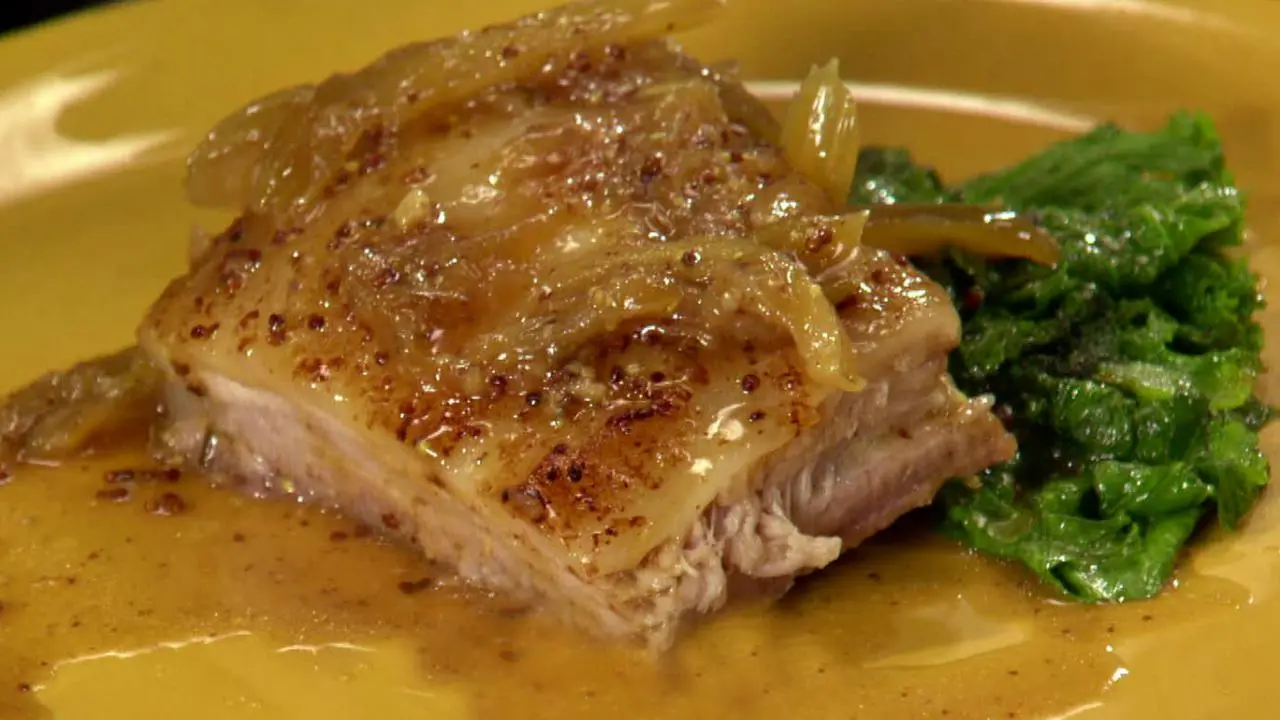 Mustard Braised Pork Belly