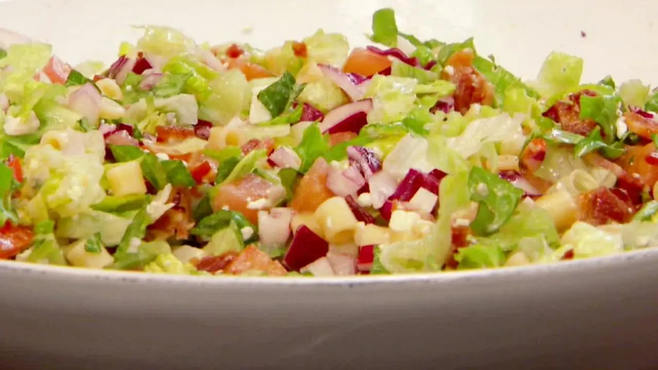 Italian Chopped Salad Recipe Jeff Mauro Food Network