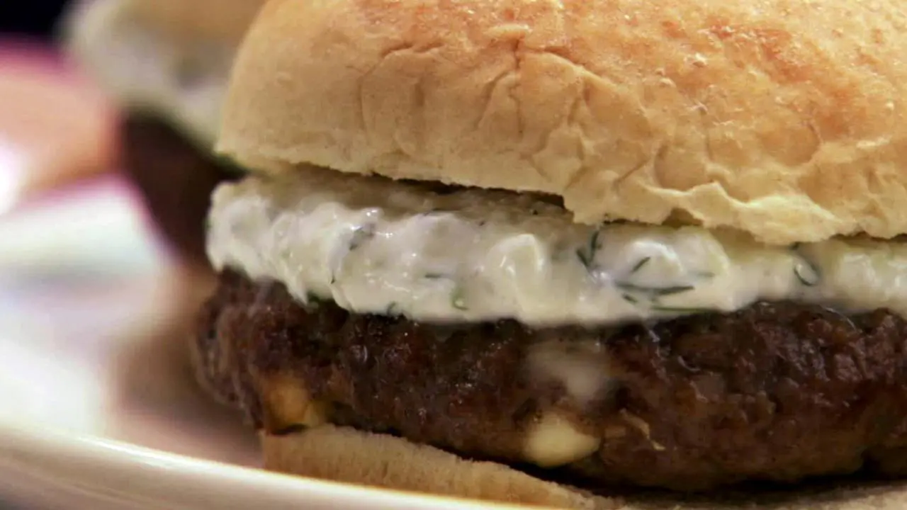5-Ingredient Lamb-Feta Burgers