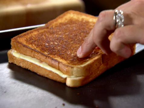 Mary's Grilled Cheese Sandwich with Pepper Jack and Bacon Oil
