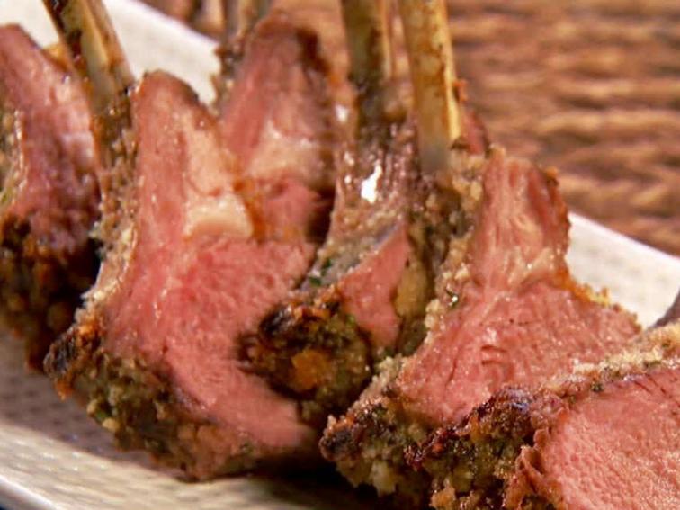 Roasted Lamb Chops Recipe | The Neelys | Food Network