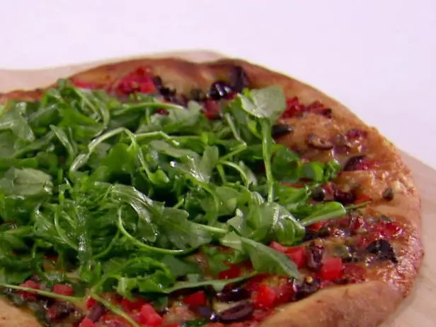 Puttanesca Pizza With Taleggio And Arugula Recipe - Chef's Resource Recipes