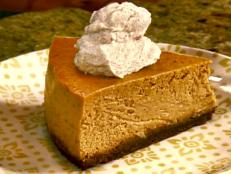 Gina Neely shares her recipe for Gina's Pumpkin Cheesecake for Food Network.