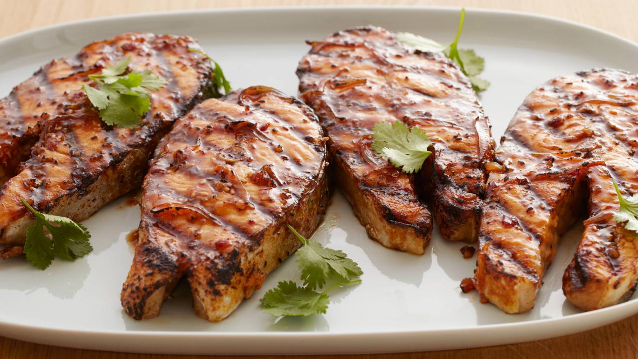 Hoisin Barbecue Grilled Salmon