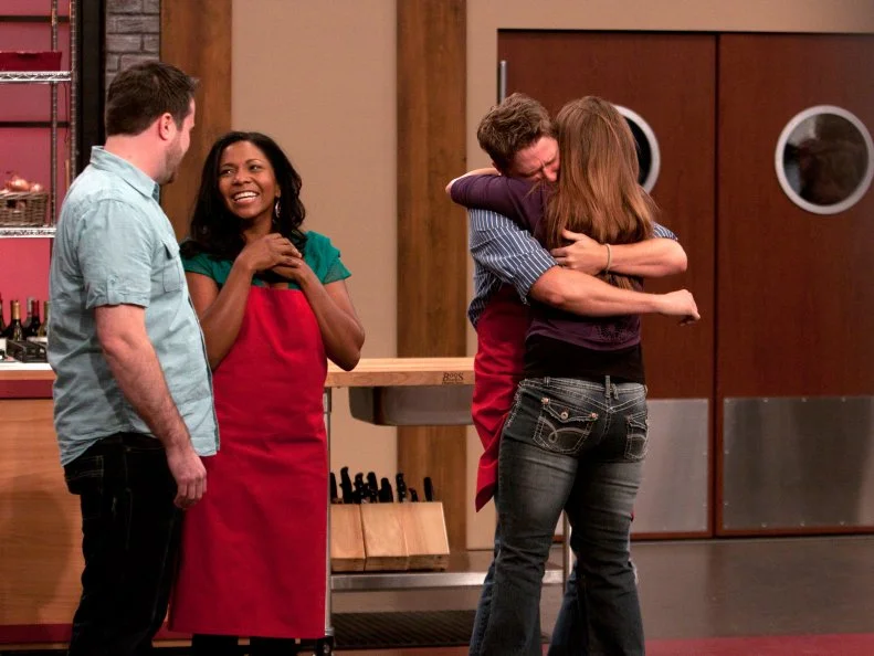 Worst Cooks In America Team Red Team Recruit David Shelton is surprised when his wife Tenae Shelton arrives.   Loved ones of all the recruits will act as judges for the"Loved Ones" challenge as seen on Food Network's Worst Cooks in America, Season 3.