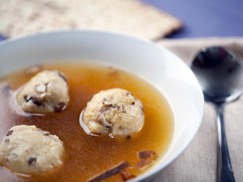 Truffled, Shiitake Matzo Ball Soup Recipe | Food Network