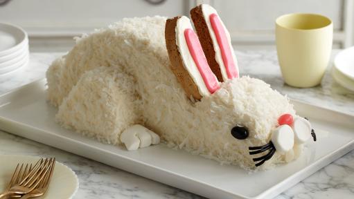 Bunny Bottoms Up Easter Cake - Nerdy Mamma