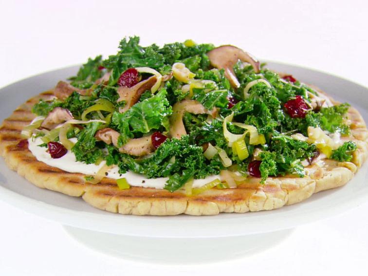 Kale, Mushroom and Cranberry Tart Recipe Giada De Laurentiis Food