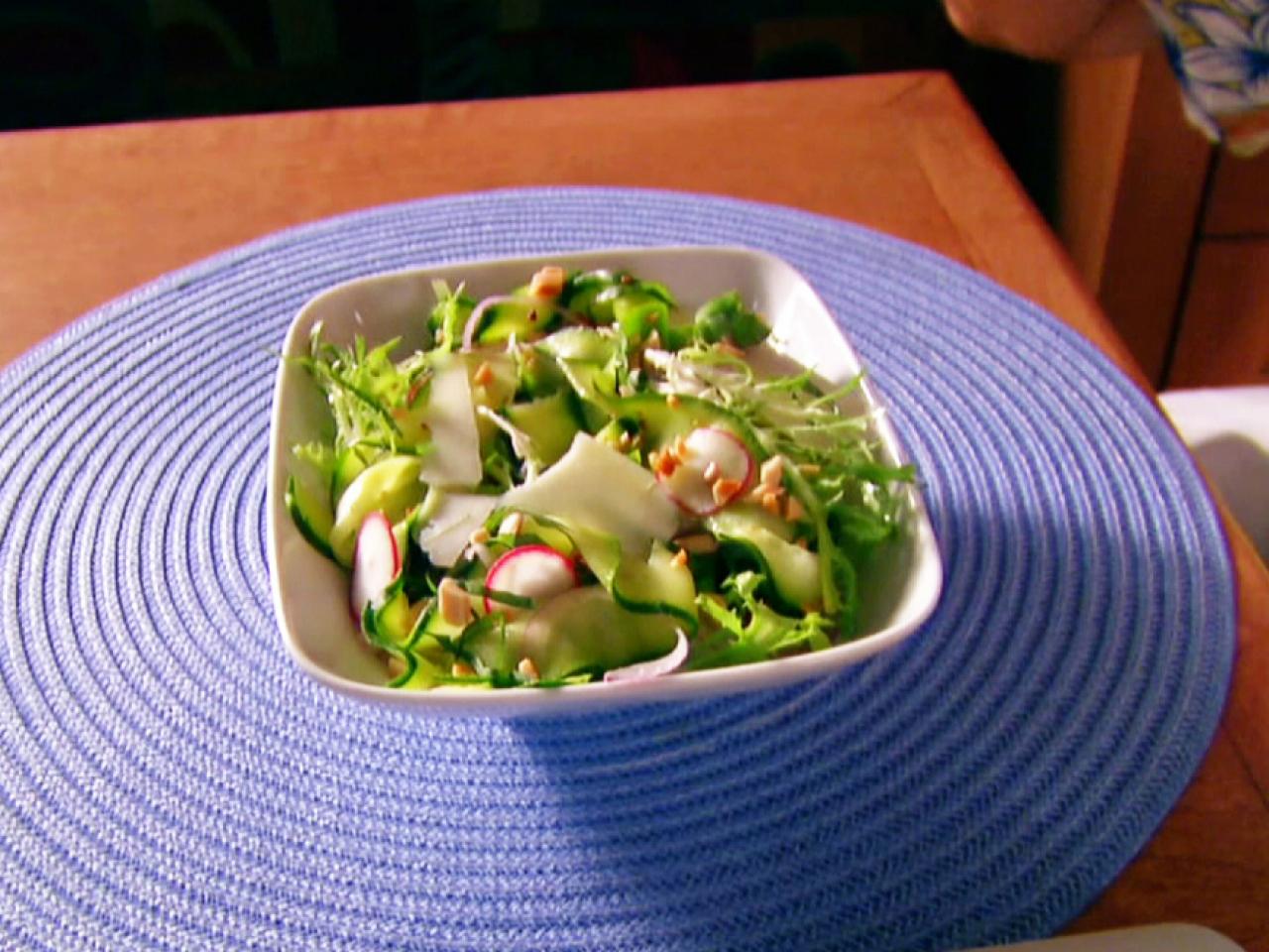 Zucchini Ribbons Salad - It's a Veg World After All®