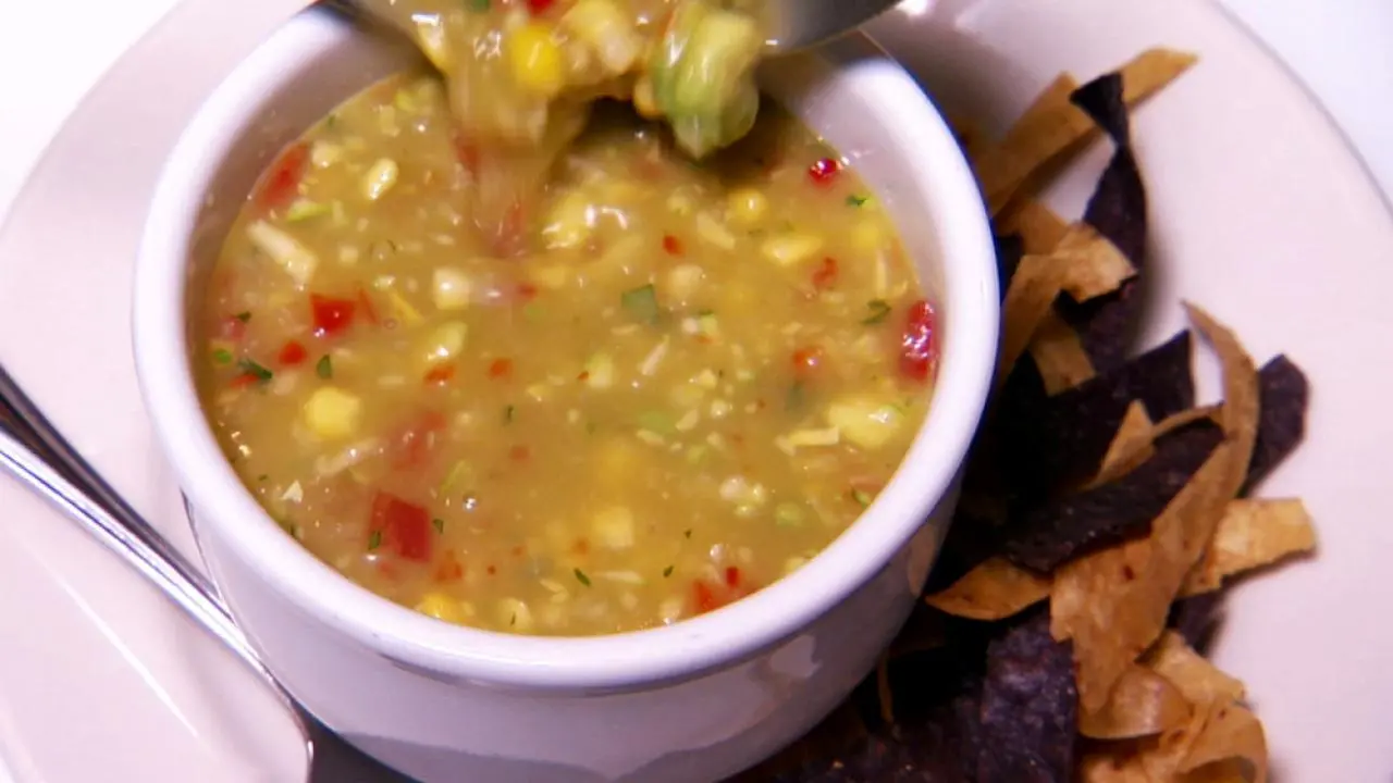 Avocado Corn Gazpacho