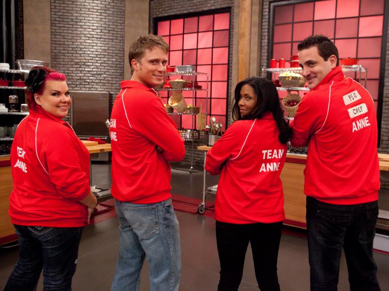 Worst Cooks In America BlueTeam Recruits Model their New Team Jackets as seen on on Food Network's Worst Cooks in America, Season 3.