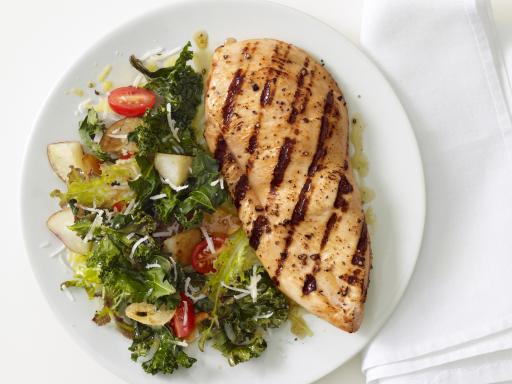 Grilled Chicken With Roasted Kale Recipe | Food Network Kitchen | Food ...