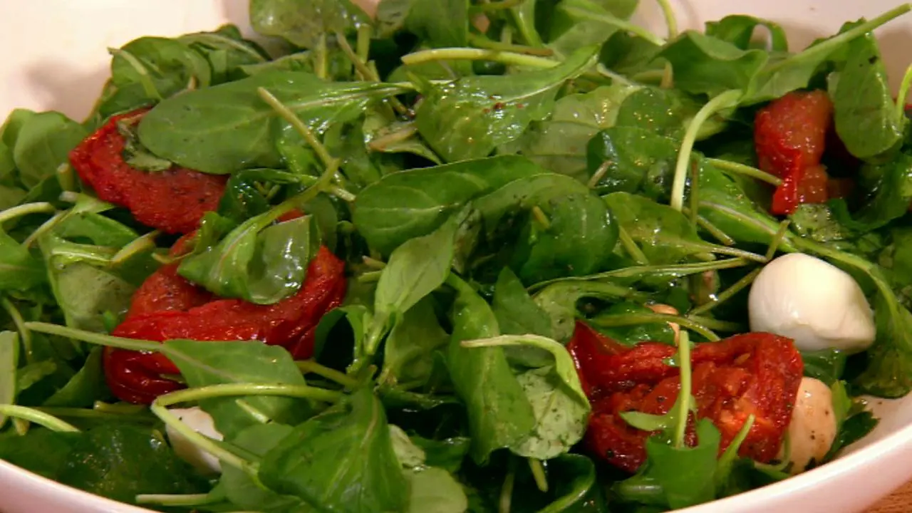 Roast Tomato Mozzarella Salad