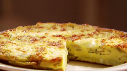 Zucchini and Goat Cheese Frittata
