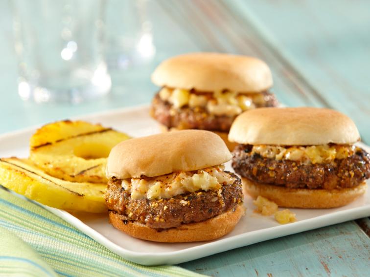 Bacon Turkey Burgers with Pineapple Aioli Recipe Food Network