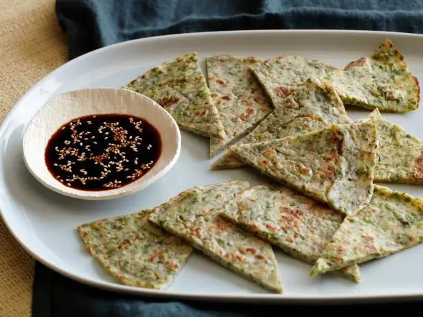 Scallion Pancakes With Dipping Sauce Recipe | Tyler Florence | Food Network