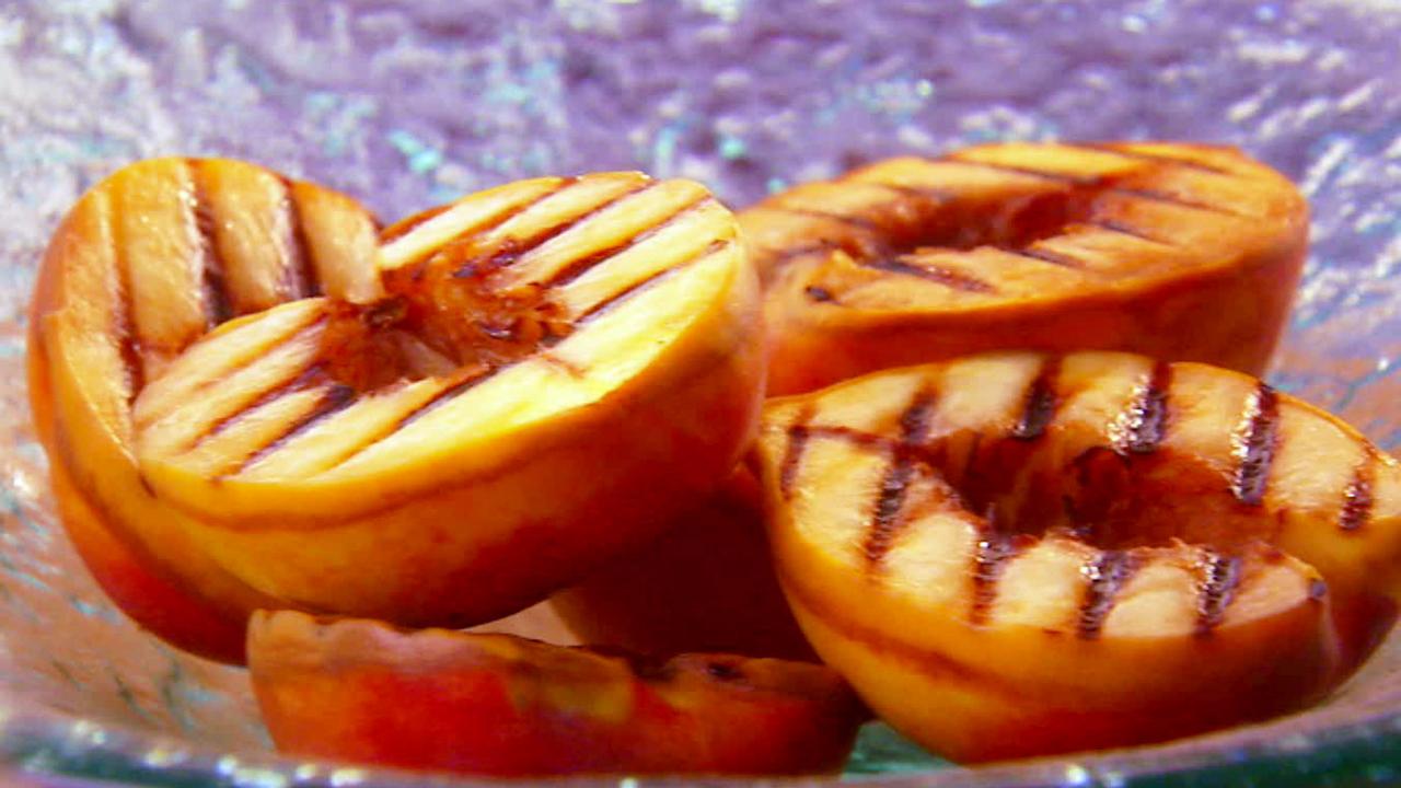 Tequila Grilled Peaches