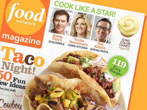 Food Network Magazine: May 2012 Recipe Index