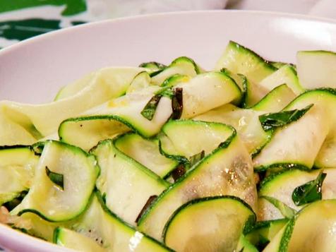 Zucchini Ribbons with Herbed Butter