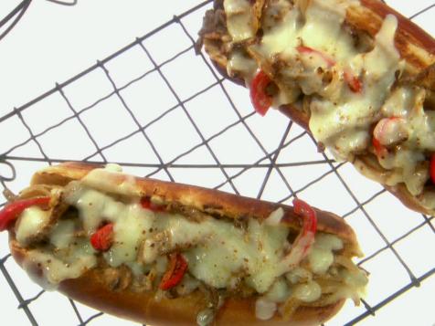 Three Cheesesteak Sandwiches