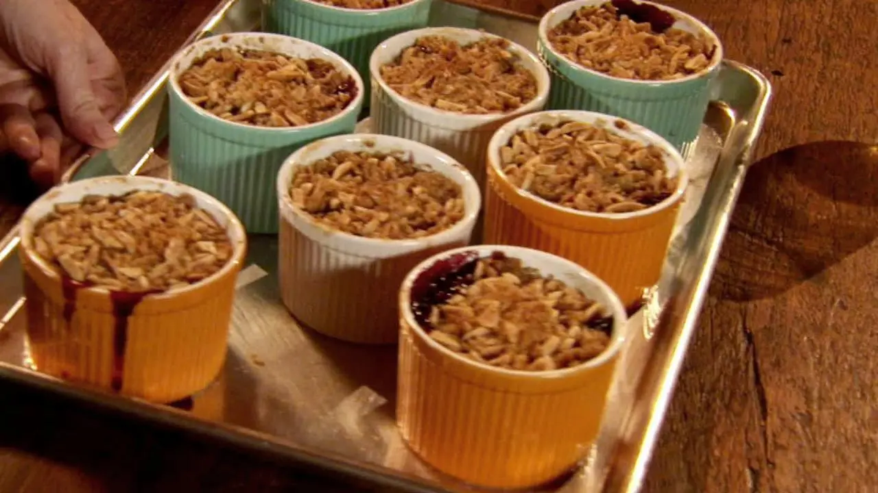 Ree's Cherry Almond Crisp