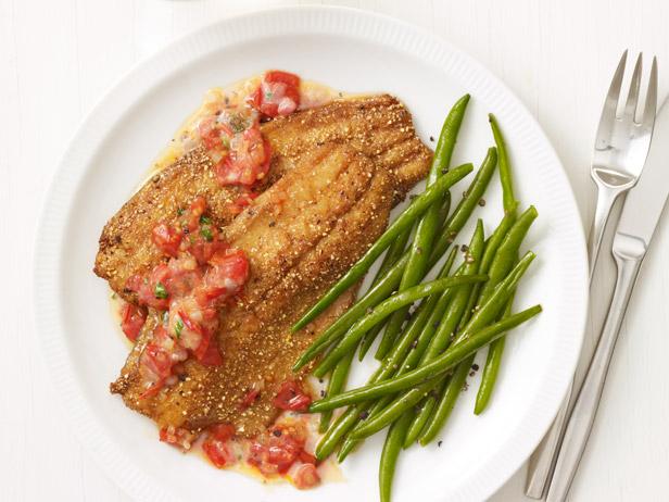 cornmeal-crusted trout