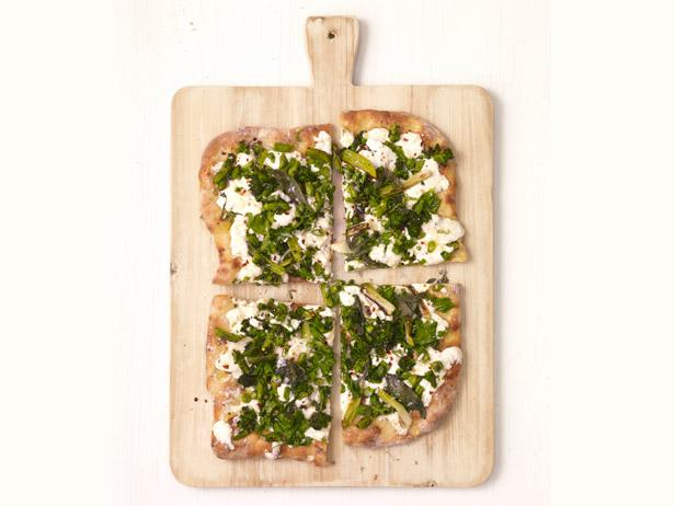 White Pizza With Broccolini