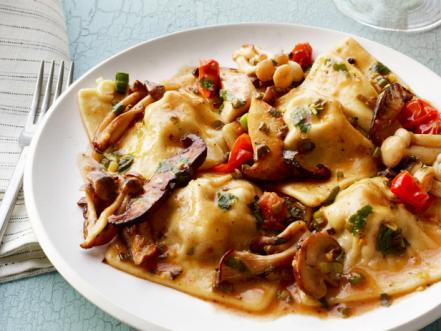 Bacon Ravioli With Mushrooms Recipe | Food Network Kitchen | Food Network