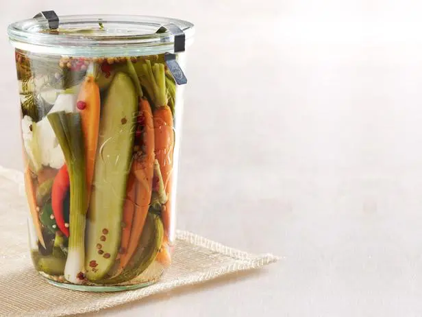 Refrigerator Pickles: Cauliflower, Carrots, Cukes, You Name It Recipe | Ted Allen | Food Network