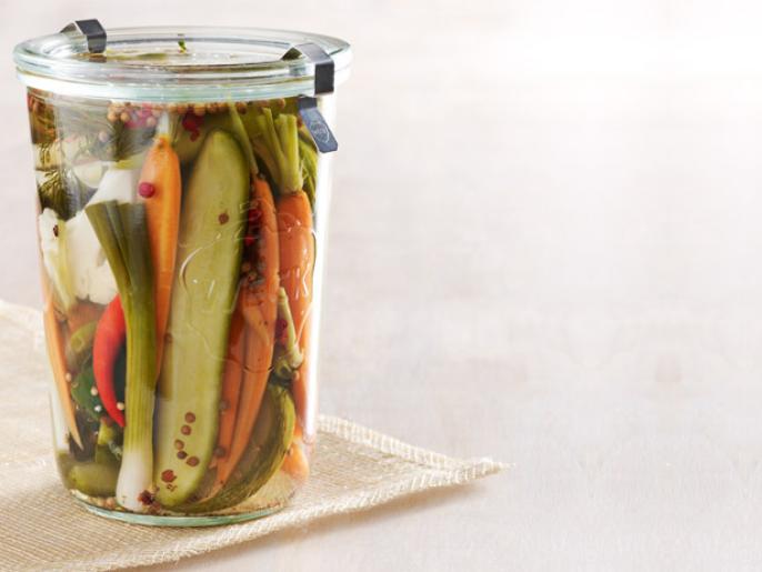 Refrigerator Pickles: Cauliflower, Carrots, Cukes, You Name It Recipe | Ted Allen | Food Network