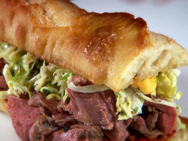 Roasted Leg of Lamb Sandwich