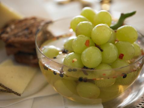 Pickled Grapes with Cheese
