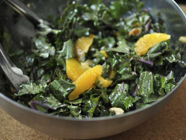 kale salad with marcona almonds