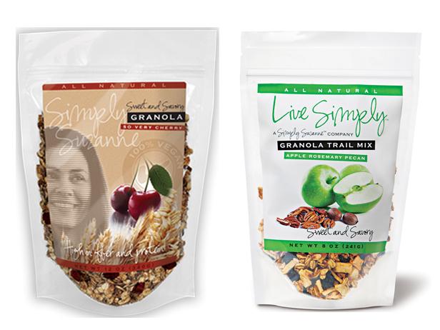 live simply granola and trail mix