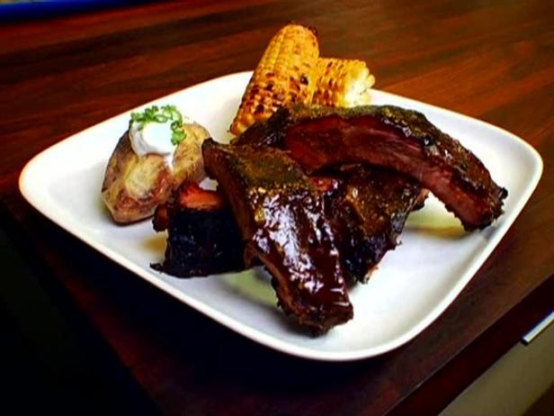 Tomatillo Glazed Baby Back Ribs image