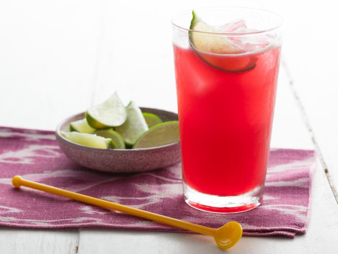 Hibiscus Tequila Cooler Recipe Ted Allen Food Network
