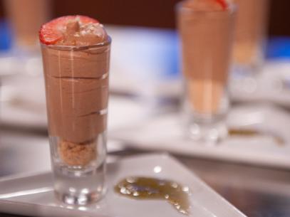 Team Giada's Contestant Linkie Marais' "B&B Kissed Chocolate Mousse" dish as seen on Food Network's Star Season 8, Episode 3