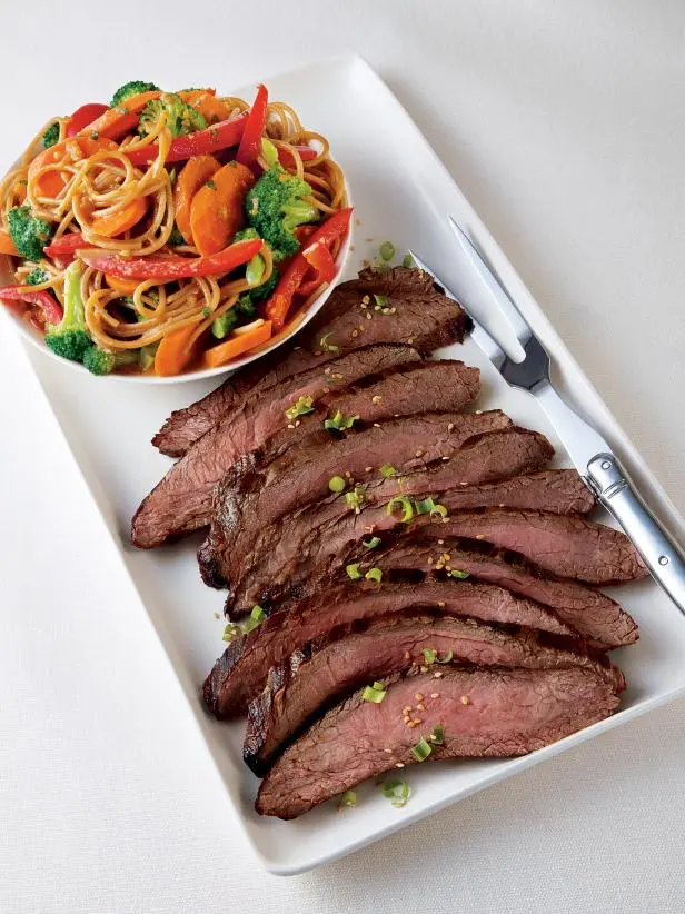 Pacific Rim Grilled Steak and Noodle Salad Recipe | Food Network